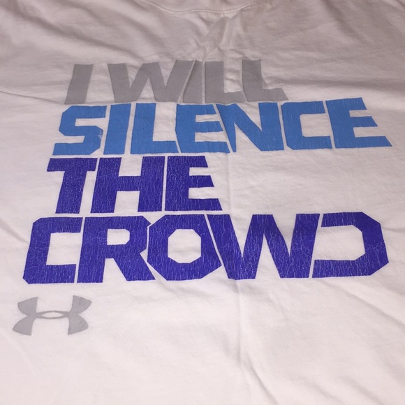 men’s under armour t-shirt size medium Silence the - Picture 2 of 7
